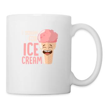 I Scream For Ice Cream Summer Scoop Cone - Tasse - Weiß - Rechts