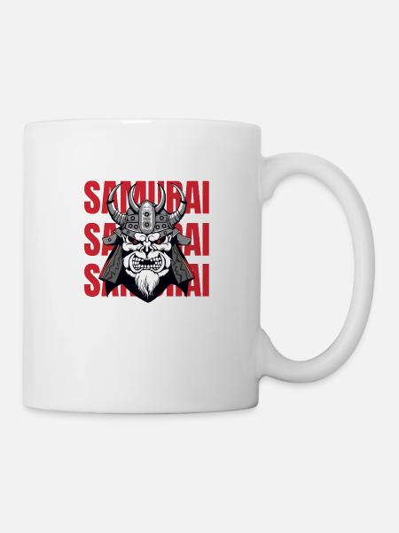 Samurai - Tasse - Weiß