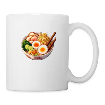 Ramen Bowl - Japanischer Geschmack - Tasse - Weiß - Rechts