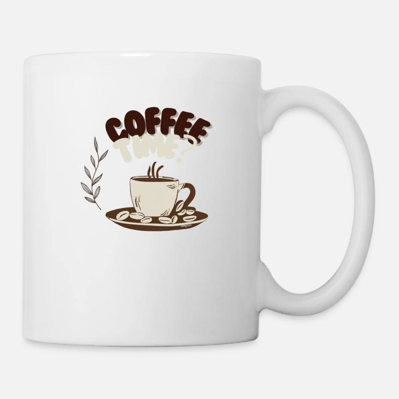 L’heure du café - Mug blanc - blanc
