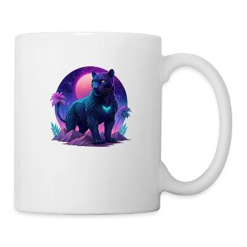Schwarzer Panter - Tasse - Weiß - Rechts