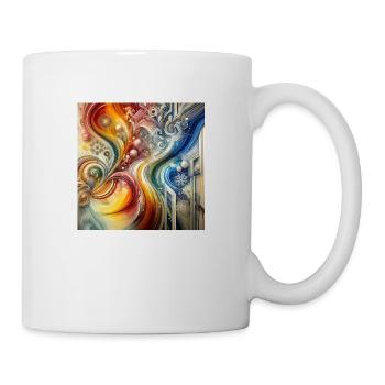 Aetheric Fusion - Abstract Painting - Mug - white - Right