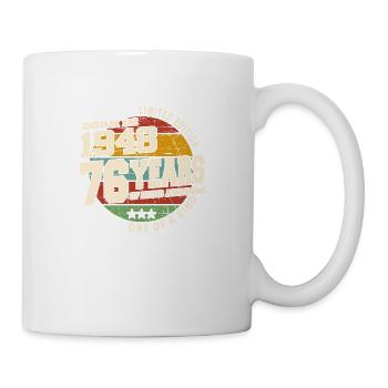 1948 Vintage Retro Classic 76 Jahre - Tasse - Weiß - Rechts