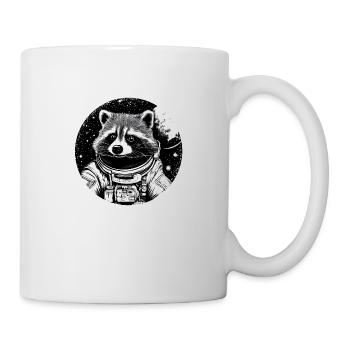 Astronaut raccoon - Mug - white - Right