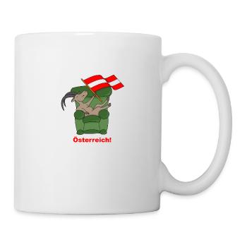 Österreich EM - Tasse - Weiß - Rechts