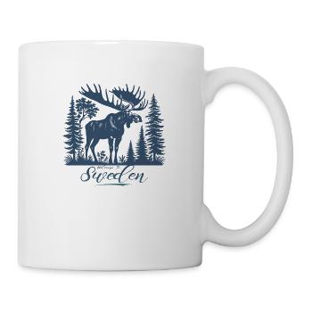 Suède Suède Viking Nordique Scandinavie Solstice d’été - Mug blanc - blanc - Droite