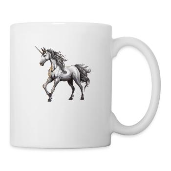 Bête licorne - Mug blanc - blanc - Droite