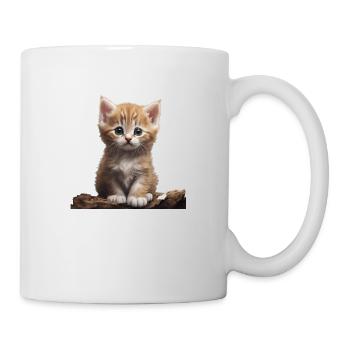 Cute little kitten - Mug - white - Right