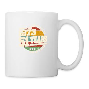 1973 Vintage Retro Classic 51 Years - Mug - white - Right