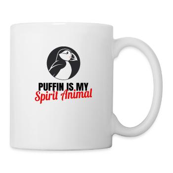 Papageientaucher Küstenvögel Papageientaucher - Tasse - Weiß - Rechts