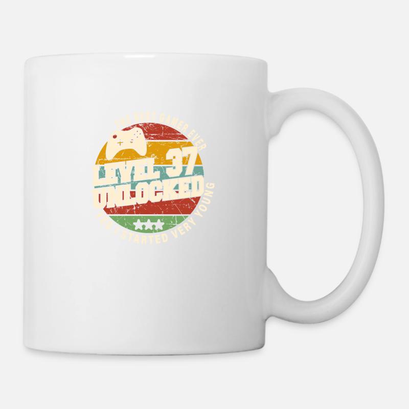 Original 1987 37th Anniversary Retro Geschenk - Tasse - Weiß