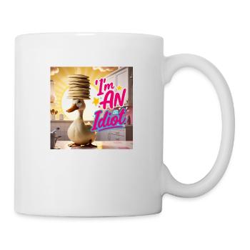 Duck - I´m an Idiot - Tasse - Weiß - Rechts
