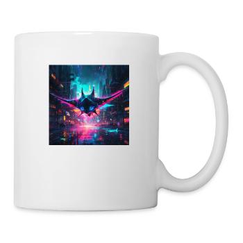 Neon Manta Rochen - Tasse - Weiß - Rechts