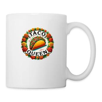 Taco-Königin - Tasse - Weiß - Rechts