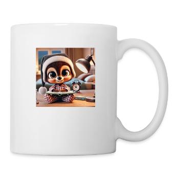 Sleeping with your cuddly toy - Mug - white - Right