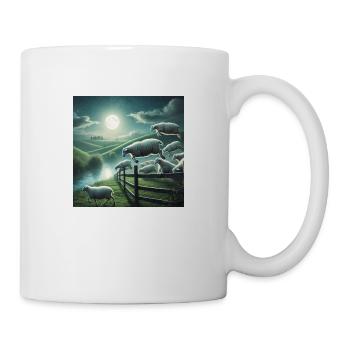 Counting sheep - Mug - white - Right