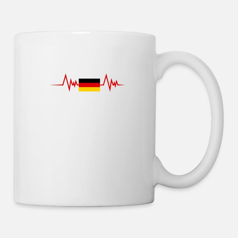 Germany Heartbeat Germany - Mug - white