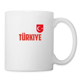 Turkey T-Shirt Turkish Flag Turkish türkei Trikot - Tasse - Weiß - Rechts