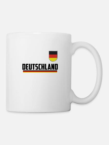 Deutschland Fußball Deutschland - Tasse - Weiß