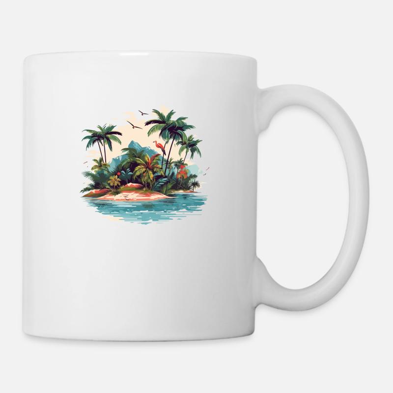 Summer Island - Mug blanc - blanc