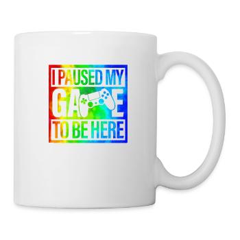 Gamer Jeu En Ligne Jeux Sur Ordinateur Arcade Neon - Mug blanc - blanc - Droite