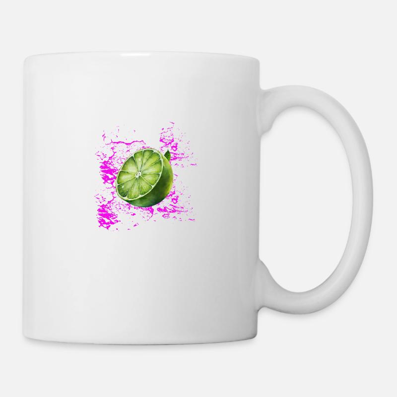 Limette - Tasse - Weiß