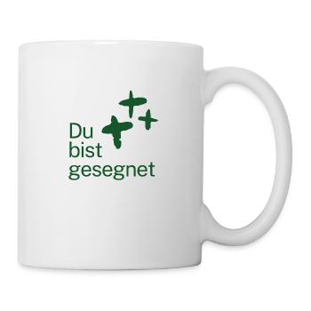 Du bist gesegnet - Tasse - Weiß - Rechts