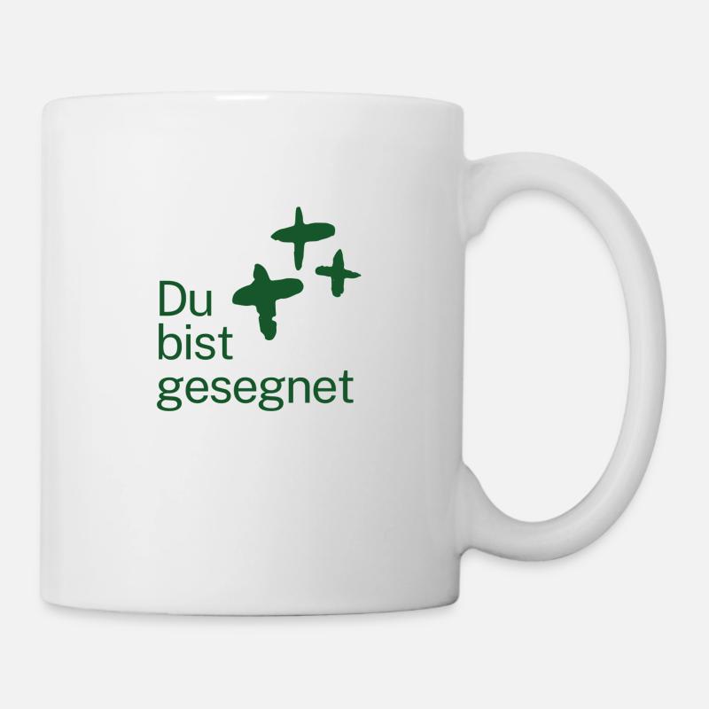 Du bist gesegnet - Tasse - Weiß