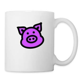 Pig Animal Pink - Mug - white - Right