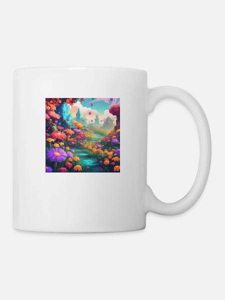 Flowers 1 - Tasse - Weiß