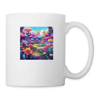 Flowers 2 - Tasse - Weiß - Rechts