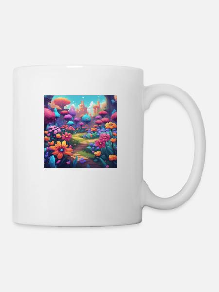 Flowers 2 - Tasse - Weiß