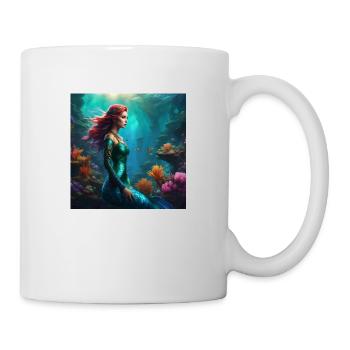Sirène - Mug blanc - blanc - Droite