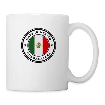 Hergestellt in Mexiko Guadalajara Emblem - Tasse - Weiß - Rechts