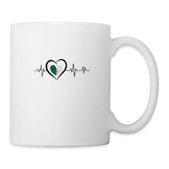 heartbeat Algeria - Mug - white - Right