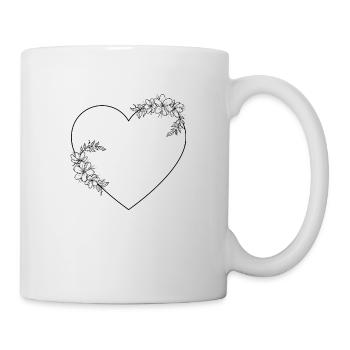 Frame Heart - Mug - white - Right