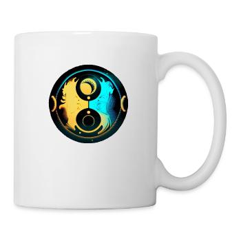 Yin-Yang-Harmonie - Tasse - Weiß - Rechts