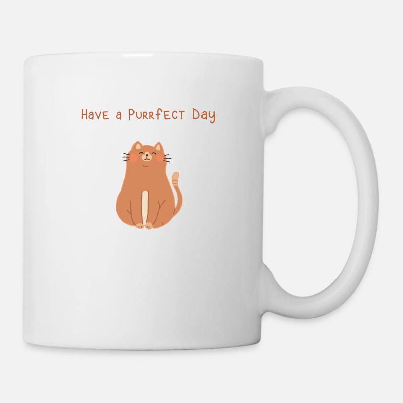 Have a purrfect dy - Tasse - Weiß