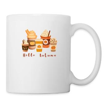 Hello autumn - Tasse - Weiß - Rechts