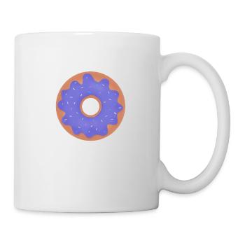 Donut with purple glaze - Mug - white - Right