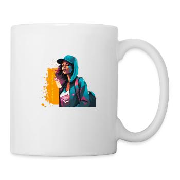 Urban Grind Girl - Tasse - Weiß - Rechts