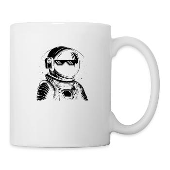 Astronaut cool - Tasse - Weiß - Rechts