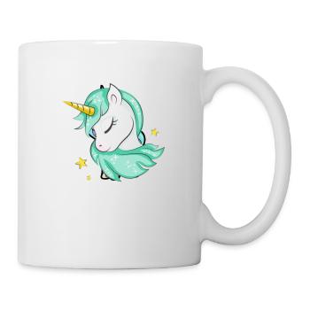 Süßes Einhorn - Tasse - Weiß - Rechts