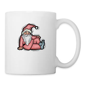 Weihnachtsmann - Tasse - Weiß - Rechts