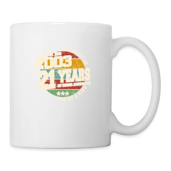 2003 Vintage Retro Classic 21 Year Old - Mug - white - Right