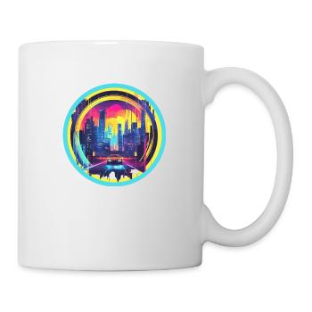 Bienvenue dans le futur - Mug blanc - blanc - Droite