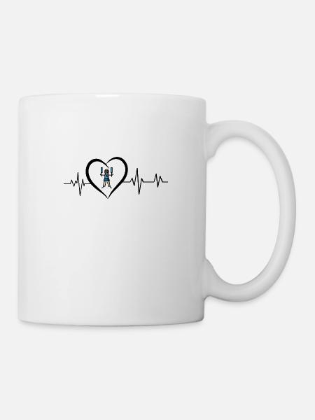 battement de cœur yoseikan budo - Mug blanc - blanc