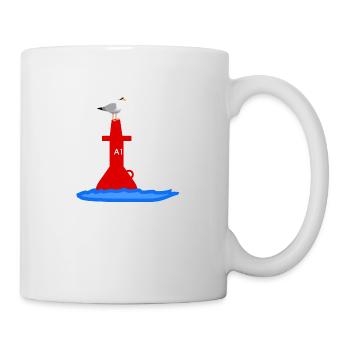 Segler Möwe - Tasse - Weiß - Rechts