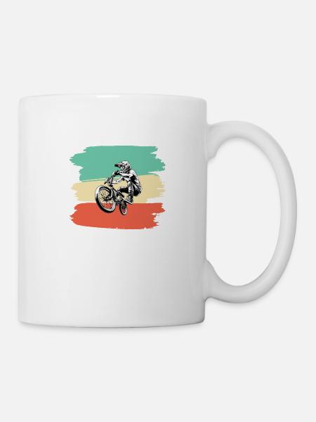 BMX Action - Tasse - Weiß