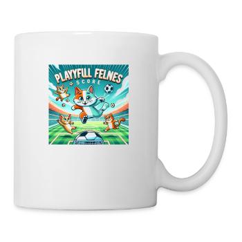 Soccer Cats 003 - Mug - white - Right